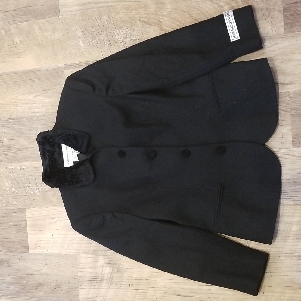 Fundemental Things Petite Merino Wool Black Blazer/Jacket
